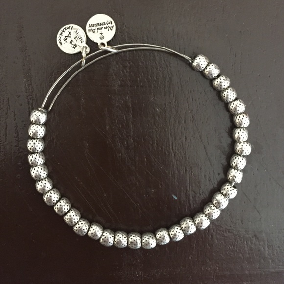 Jewelry - Alex and Ani (+) ENERGY Silver Ball Bangle