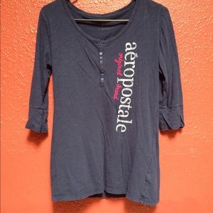 Aeropostale navy blue shirt