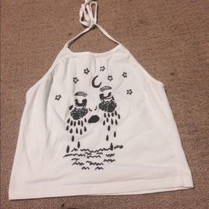 crying eyes halter