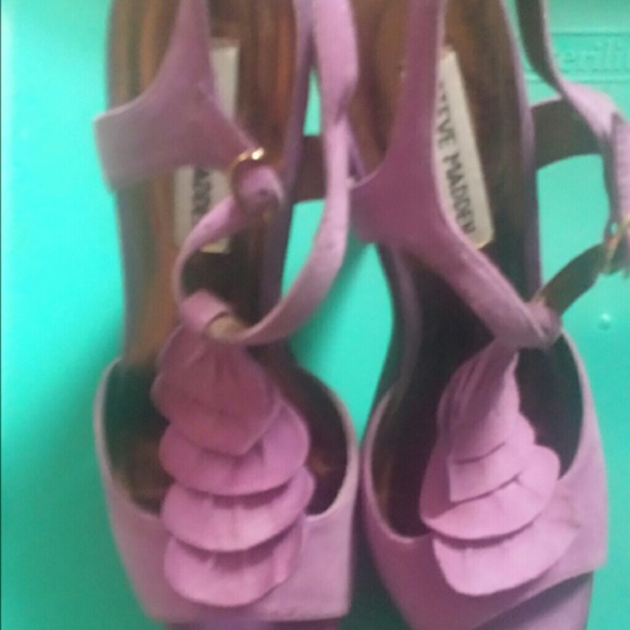 Steve Madden Shoes - Steve Madden Lavender Suede Platform Heels Steve Madden Shoes - Steve Madden Lavender Suede Platform Heels