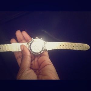 Authentic White Michele watch