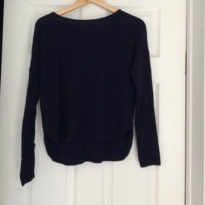 Navy pullover sweater