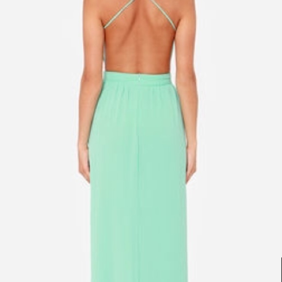🚫SOLD🚫LuLus  Mint Rooftop Garden Maxi - Picture 3 of 4