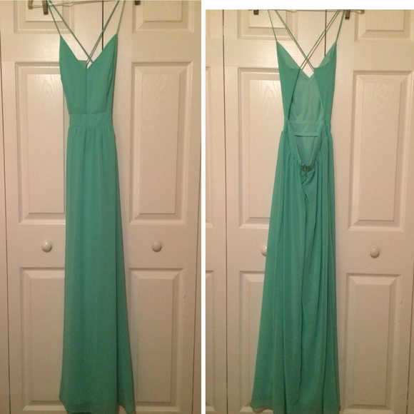🚫SOLD🚫LuLus  Mint Rooftop Garden Maxi - Picture 4 of 4