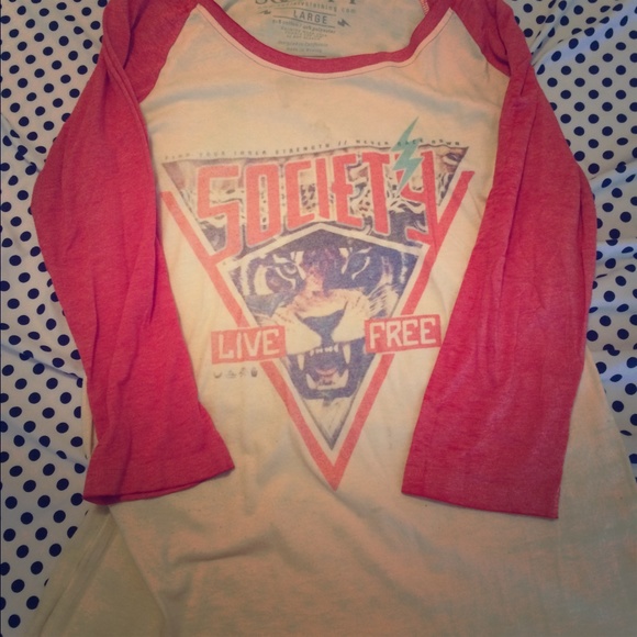 Society baseball Tee