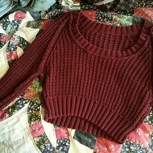 cropped sweater