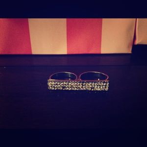Diamond Straight Bar Ring