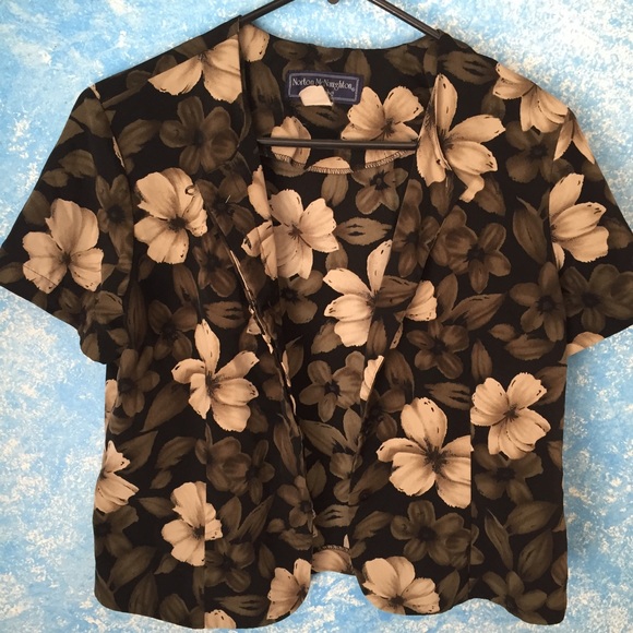 Hawaiian Collarless Button Up