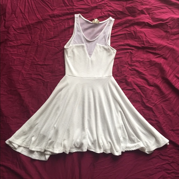 White Sheer Top Dress - Picture 2 of 4