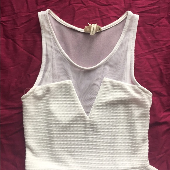 White Sheer Top Dress - Picture 3 of 4