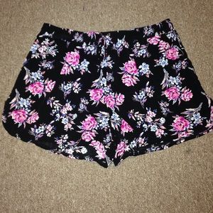 Flower print shorts