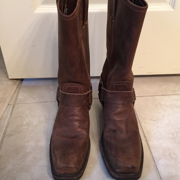 Frye harness boots size 7