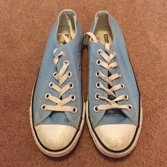 Light blue converse