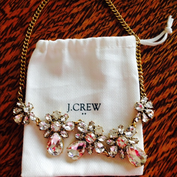 J.Crew Linked Block  Necklace NWT