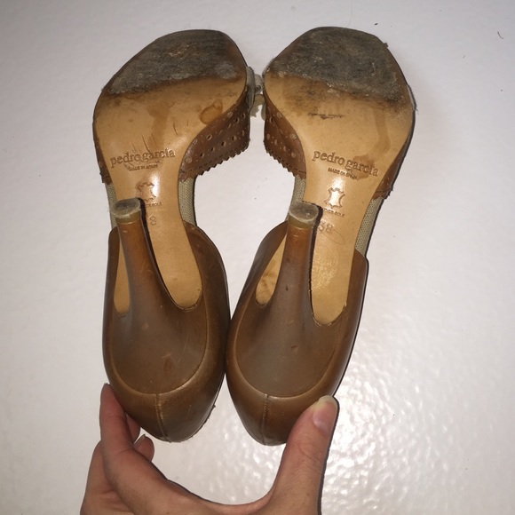 Pedro Garcia peep toe pumps - Picture 3 of 4