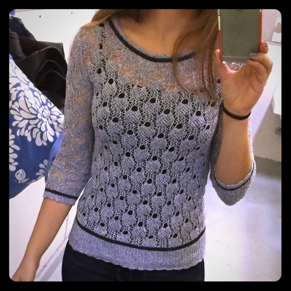 Small Hinge Blue Sweater