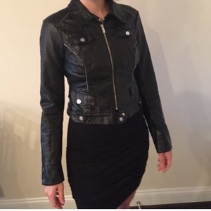 BEBE Moto jacket sz xs