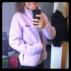 Patagonia zip up women's fleece. Lavender. XS