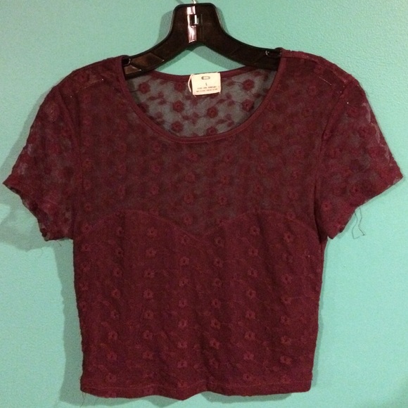 Maroon tiny top