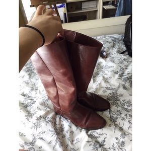 Vintage 9 west leather boots