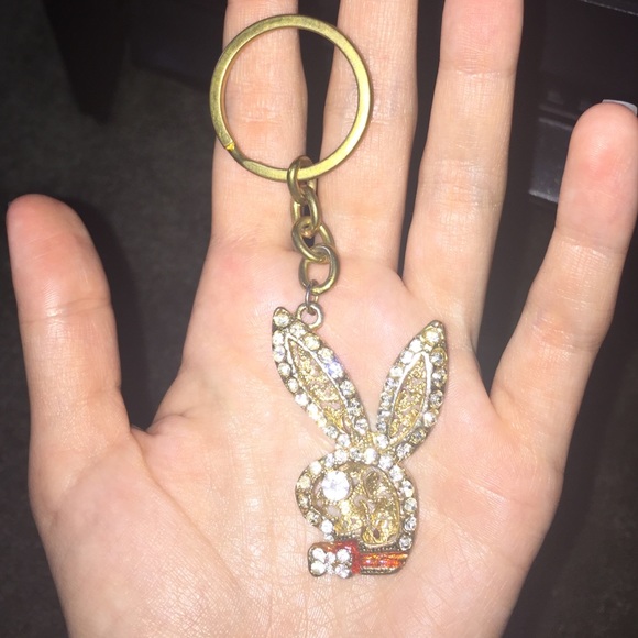 Playboy bunny keychain
