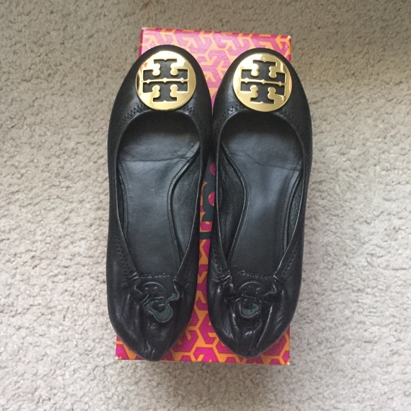 Authentic Tory Burch Reva ballerina Flats sz 8.5