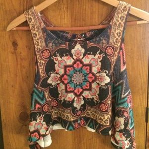 Patterned crop top