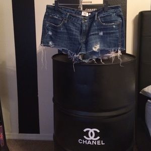 Abercrombie & Fitch Distressed Denim Shorts