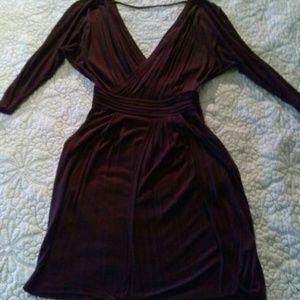 Ella Moss Bordeaux Surplice Mini Dress