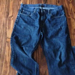 Straight leg men's banana republic jeans