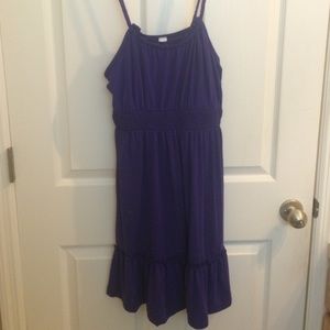 Purple sundress