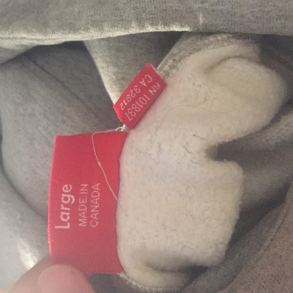 Grey Box Logo hoodie - Picture 2 of 4