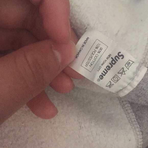 Grey Box Logo hoodie - Picture 4 of 4