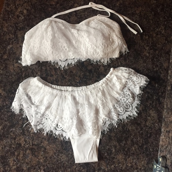 White Lace Bikini😍 - Picture 1 of 1