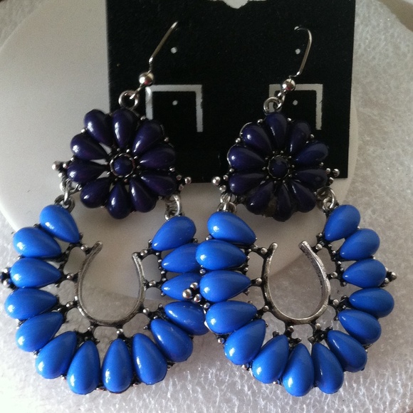 2 Shades of Blue Earrings
