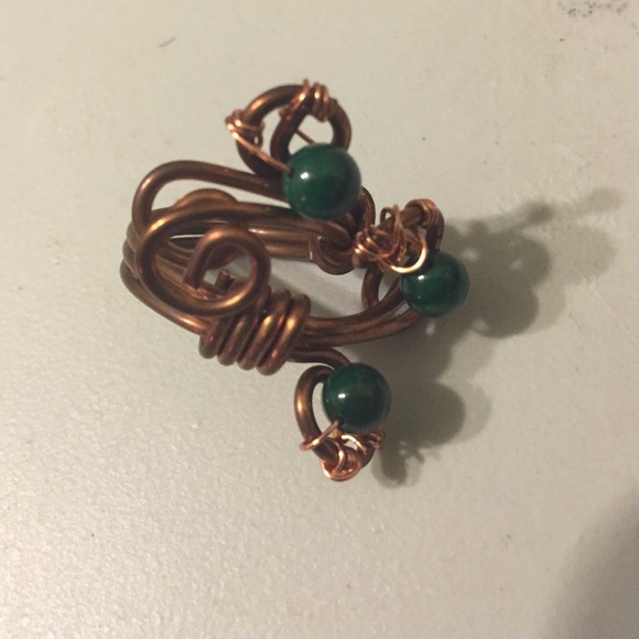 Handmade copper ring - Picture 2 of 3
