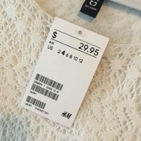 H&M while lace dress - Picture 2 of 2