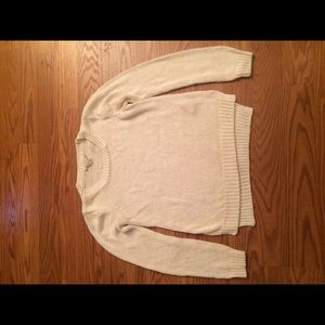 Cream white sweater
