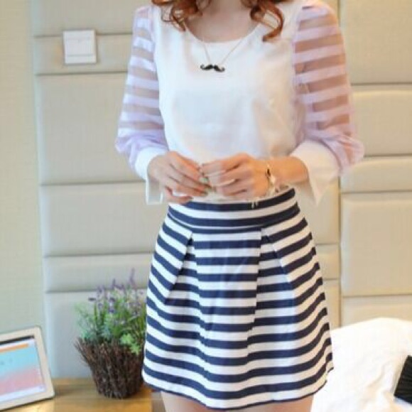 New fashion women shirt and skirt set - Picture 1 of 4