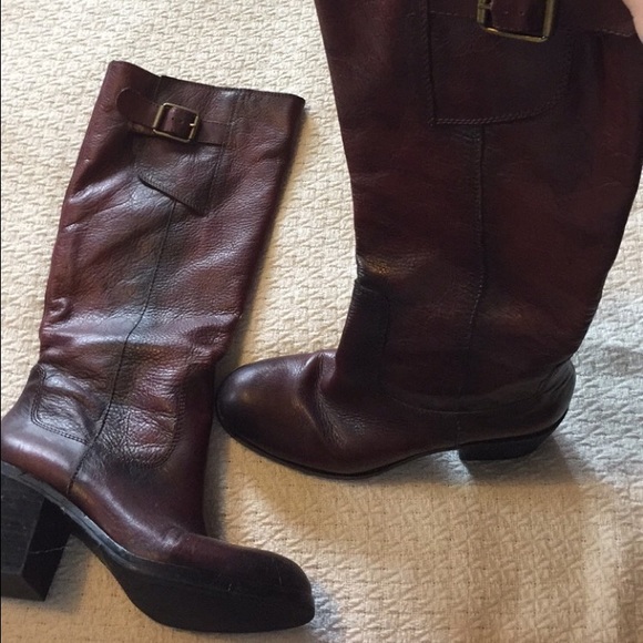 Bordeaux leather Lucky Brand boots