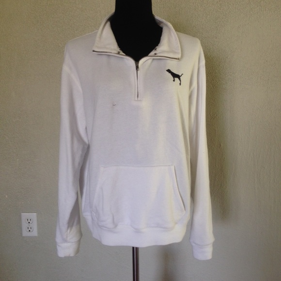 VS PINK Boyfriend Half Zip-Up