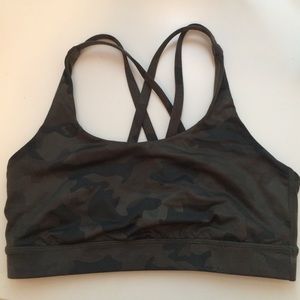 Energy Bra in Savasana Camo 20 cm Fatigue Green