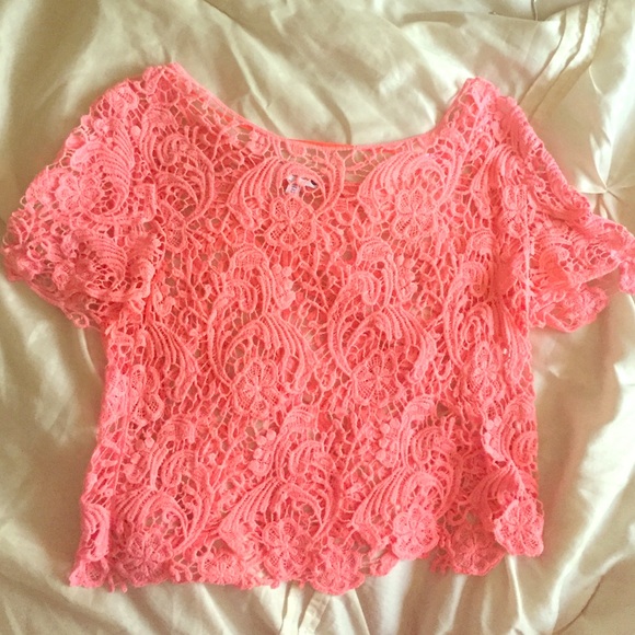 Lace crop top