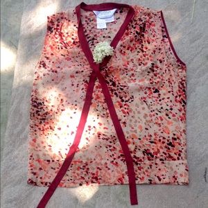 Max Mara silk blouse.