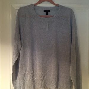 J.Crew Lightweight Shimmery Crewneck, Size L
