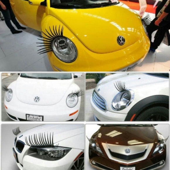 *SOLD* Car eyelashes stickers universal