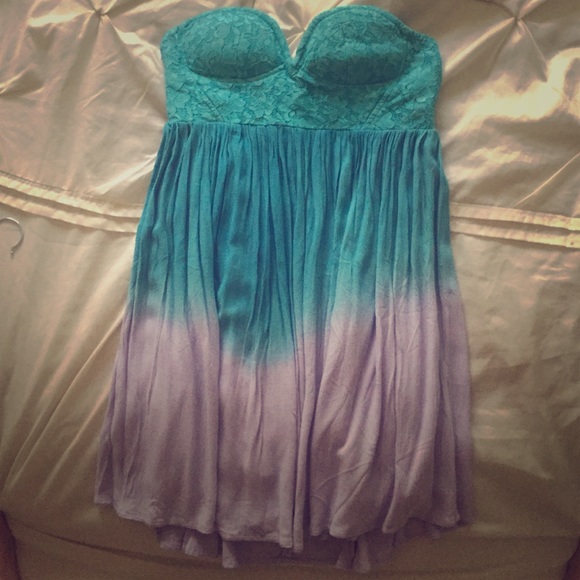 Lace mini dress