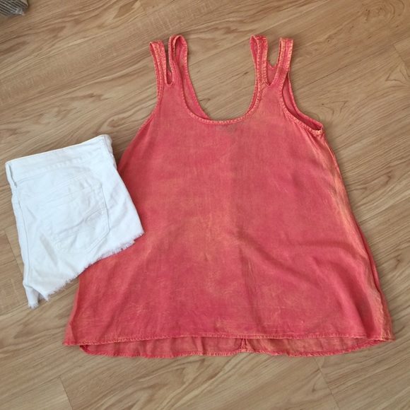 Forever 21 Tops - Forever 21 red orange blouse