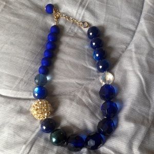 Lenora Dame Beautiful Blue Statement Necklace