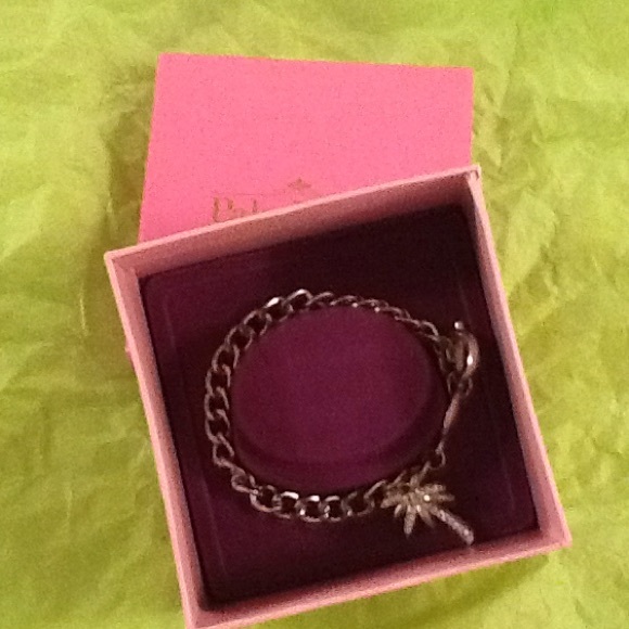 Silver charm bracelet with Palm tree charm - Picture 2 of 3